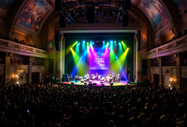 Band-Setup für eine Kulturhalle